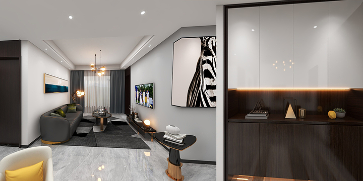 九方凯慕-69㎡3室-装修设计方案