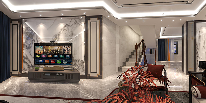 中瀚全屋整装欧阳-赤谷杨总别墅福宅-装修设计方案