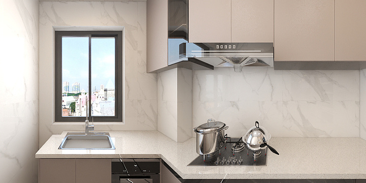 鲸洛JGiW-德信海德公园83.00㎡A2’3室2厅1卫1厨-装修设计方案