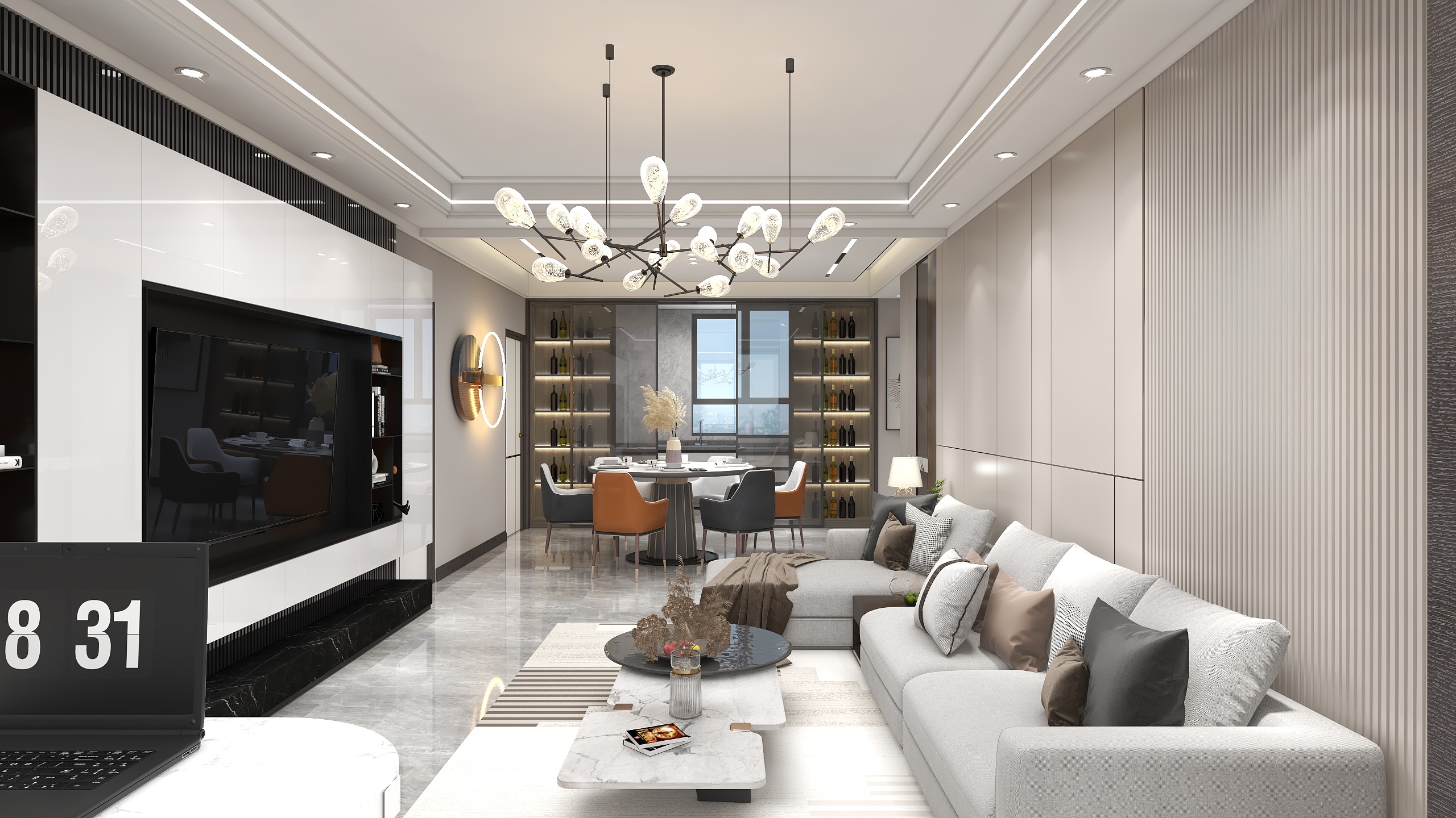 兰玉华-现代简约-装修设计方案