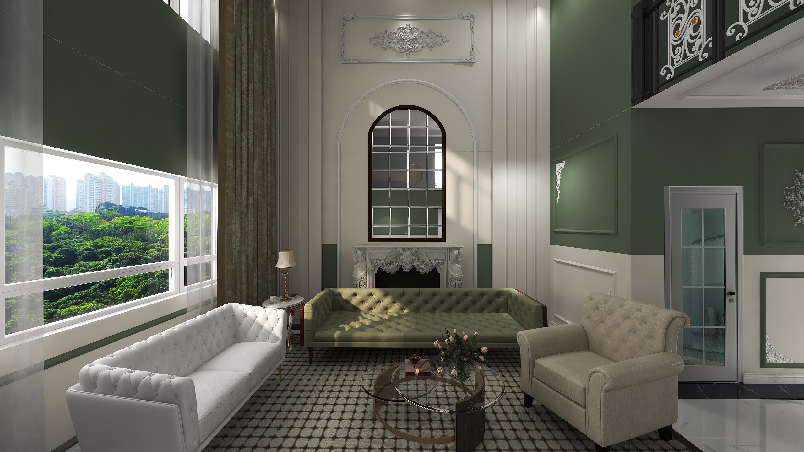 安木设计DESIGN-法式轻奢别墅-装修设计方案