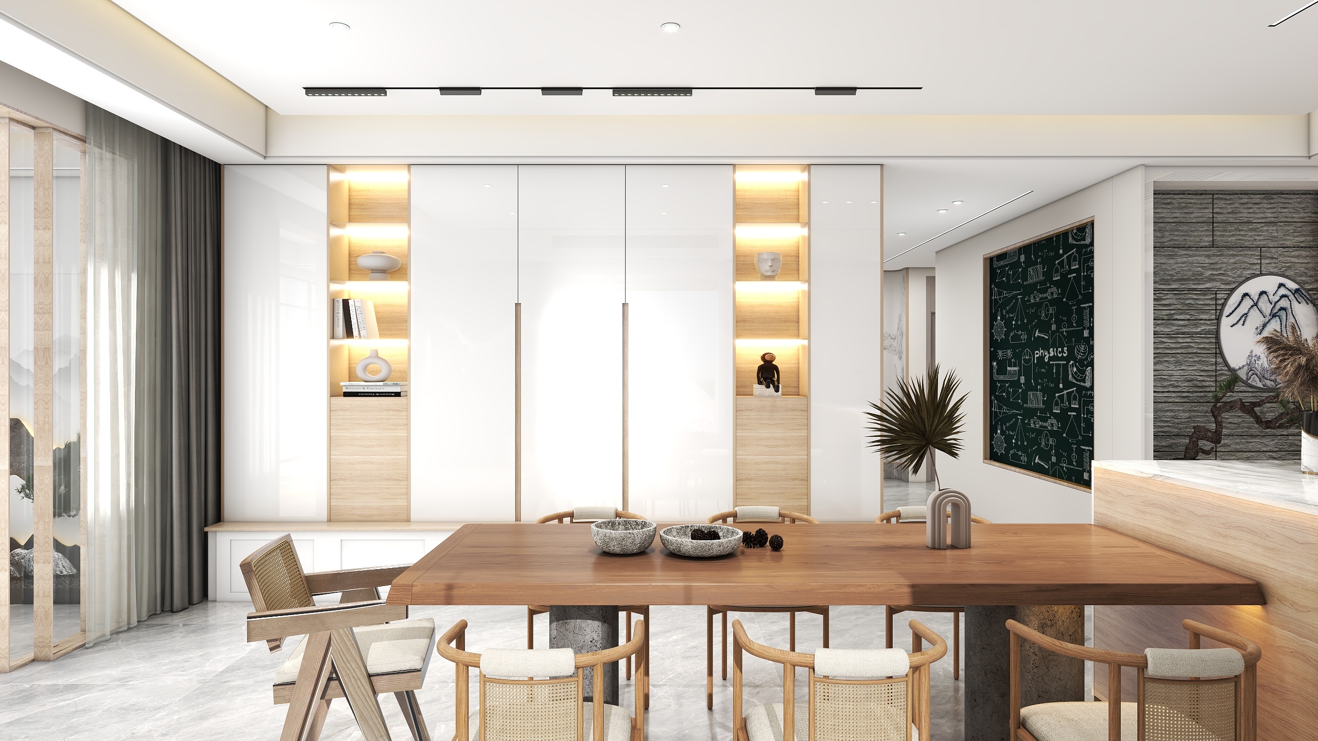 杨进军-福建160平简约新中境-装修设计方案