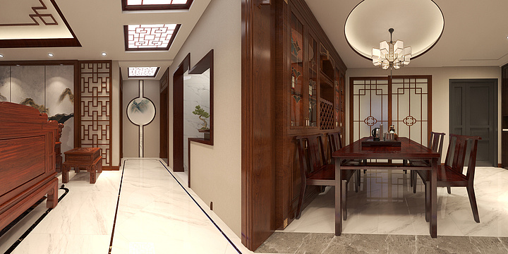 室内设计院888-雍翠府2#1-102中式方案-装修设计方案