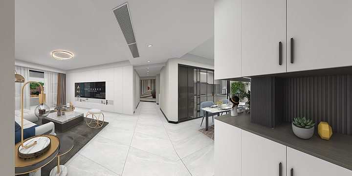 素筆描風丶Bl-金域华庭南区，王先生.dwg-装修设计方案