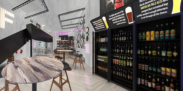 银川沙蜥智能装饰-工业风酒吧-装修设计方案