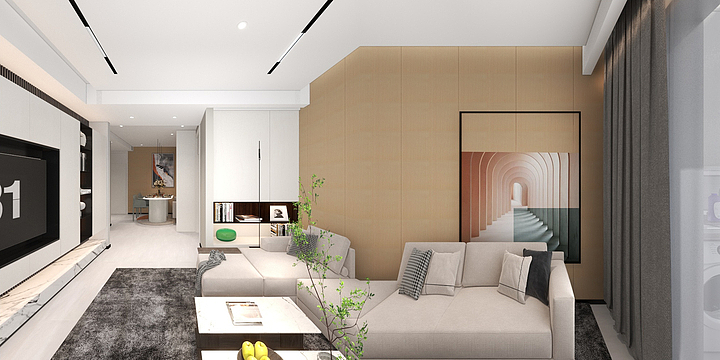 全案设计杨超-维多利亚4期2室-改造-装修设计方案