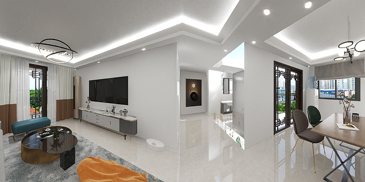 像风一样自由FHXO-毅德城书香苑-装修设计方案