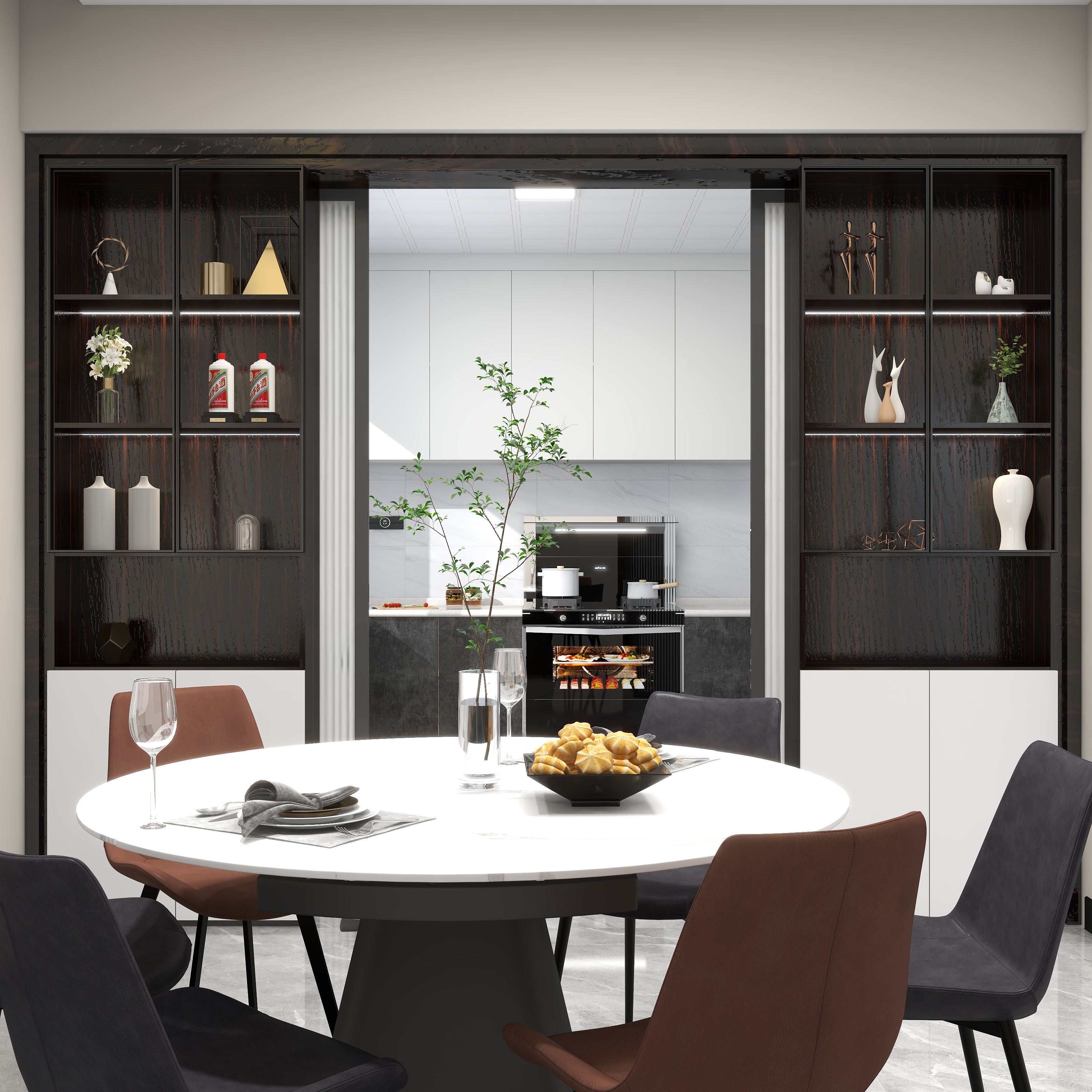 宁国上善若水-中溪别墅现代简约-264平-6居-装修设计方案