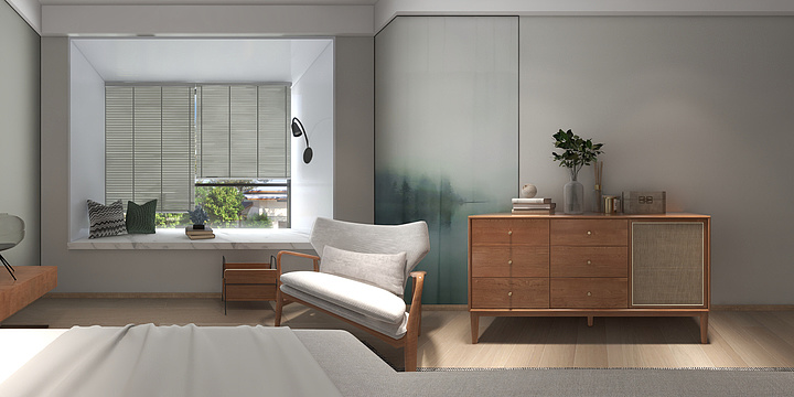 吉林瑞宝壁纸-力旺林溪湖88平米户型-装修设计方案