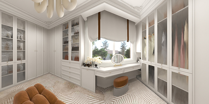 沈晓玲-轻法式设计260平米复式楼-装修设计方案