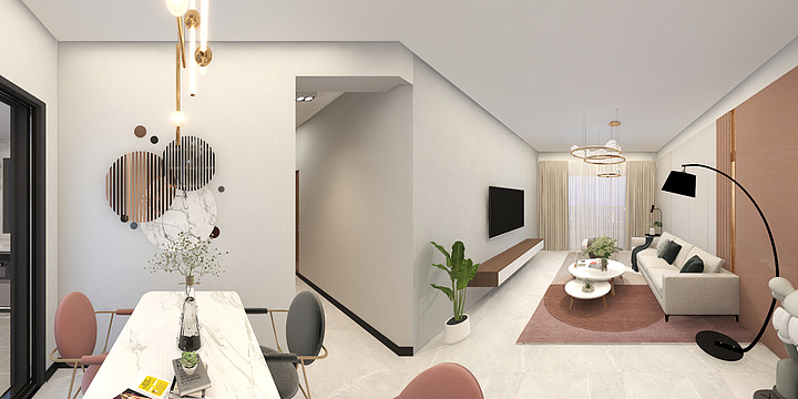 欧胖仔i-敏捷12栋1503-装修设计方案