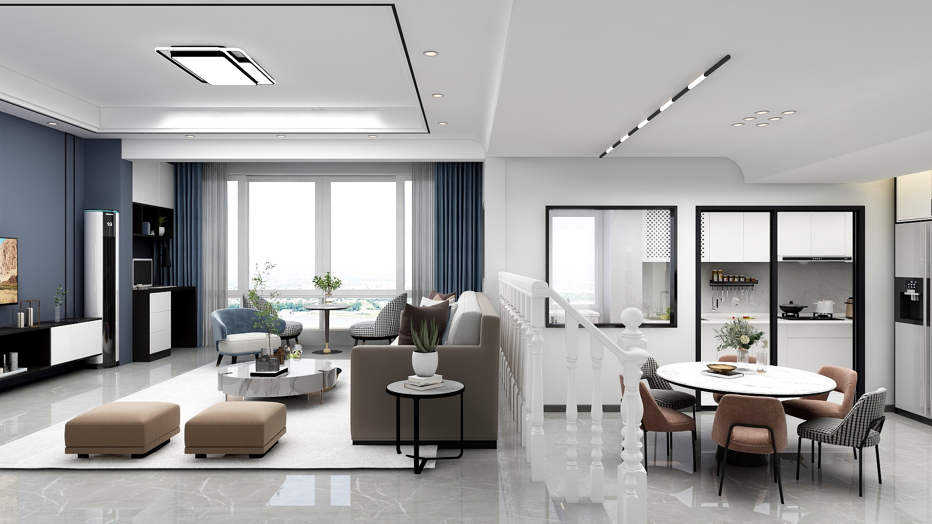 设计师小亻可-现代国际2-1-2605陈姐-装修设计方案