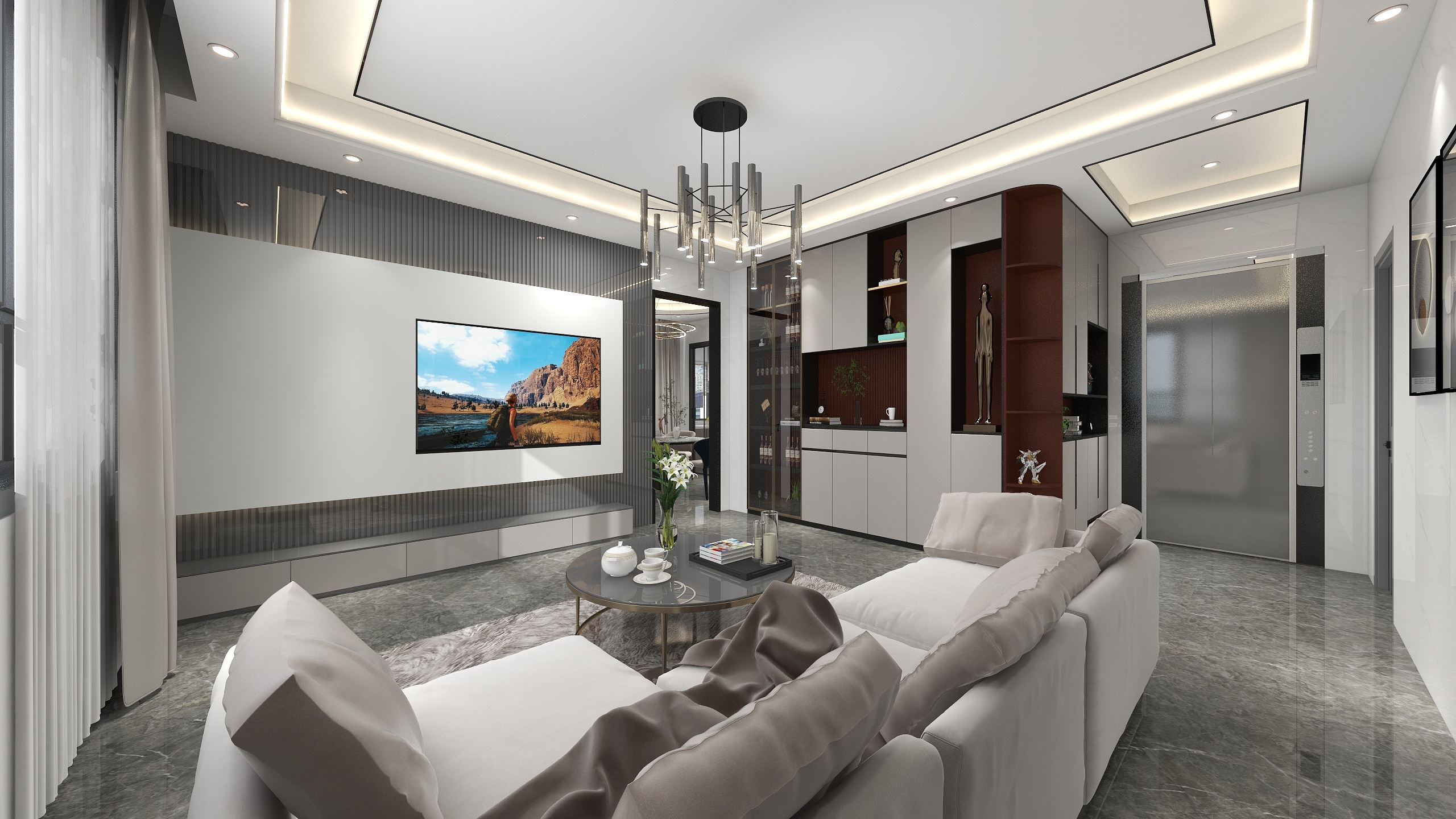 Pang丶-霞涌自建楼4F-装修设计方案