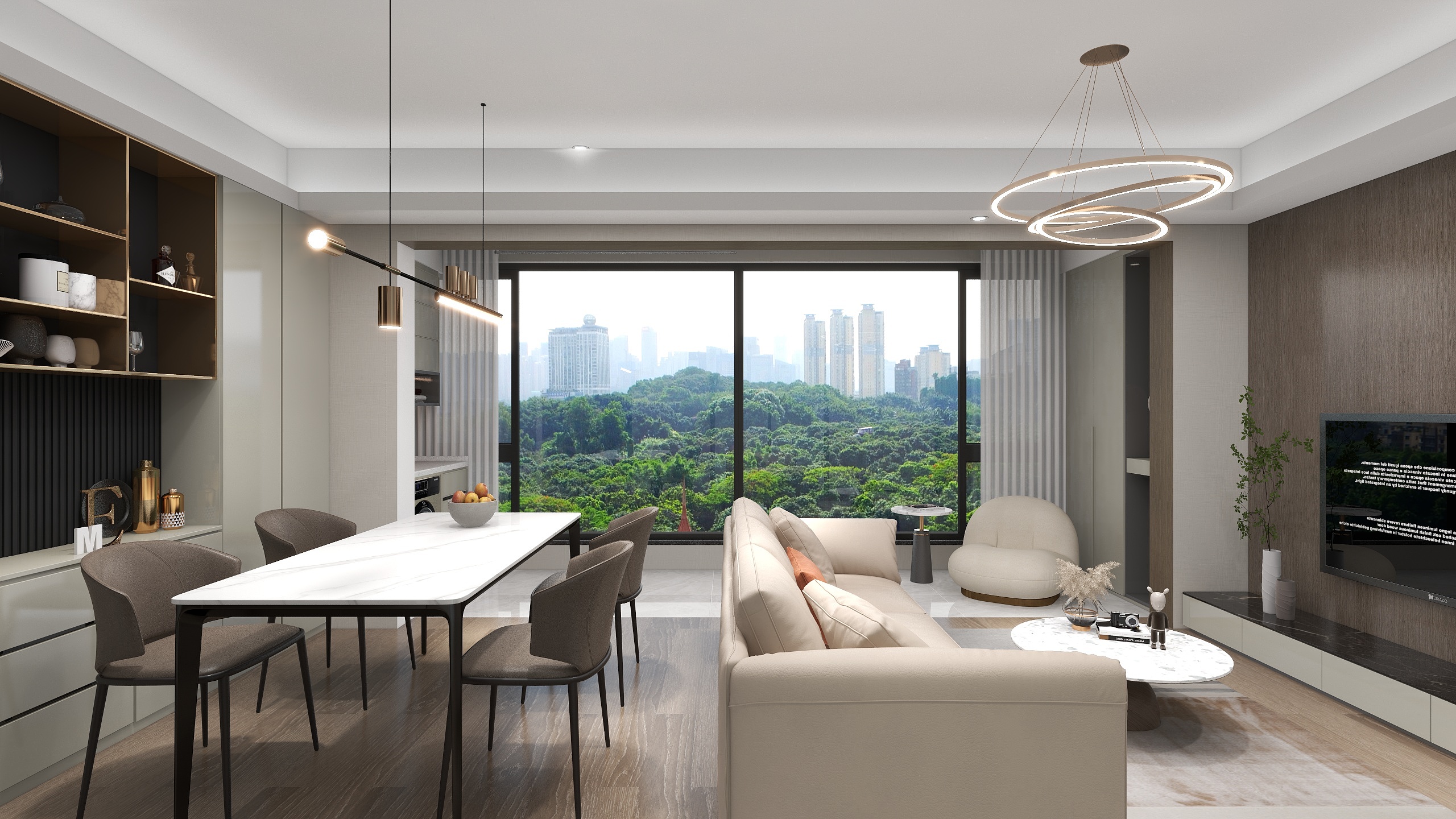 全案设计师Lee-观澜逸品 104㎡户型-装修设计方案