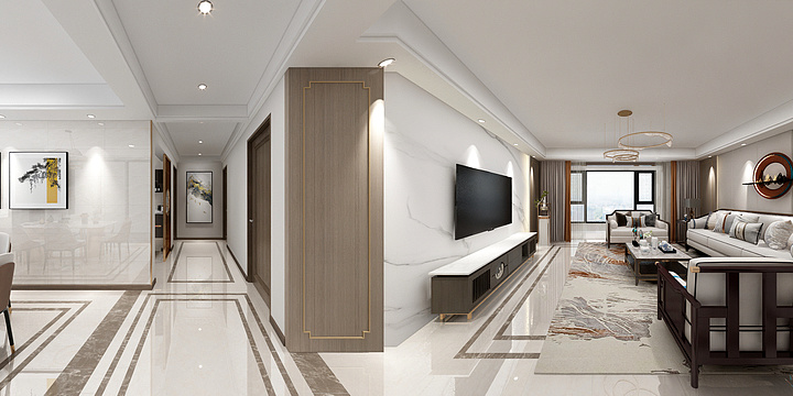 DESIGN一W-五环公馆图纸-装修设计方案