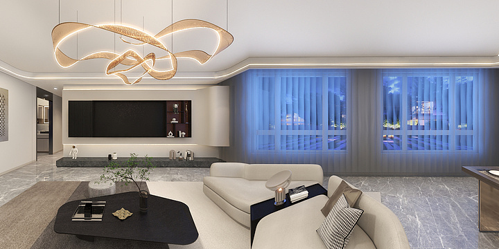 梵迹-学府天玺155效果图.dwg-装修设计方案