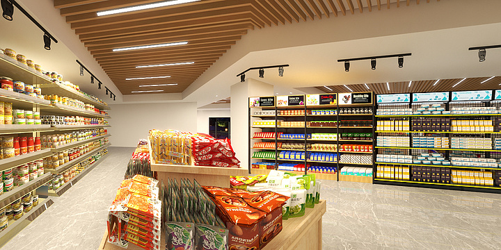 绝世番茄-超市-装修设计方案