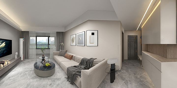 旷空间-谦盛·湖畔书苑-装修设计方案