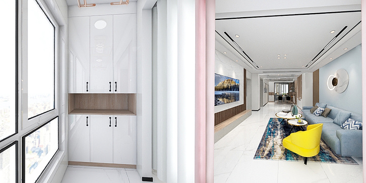 HMG深化设计-济南国悦瑞府801户型图-2.0版本-装修设计方案