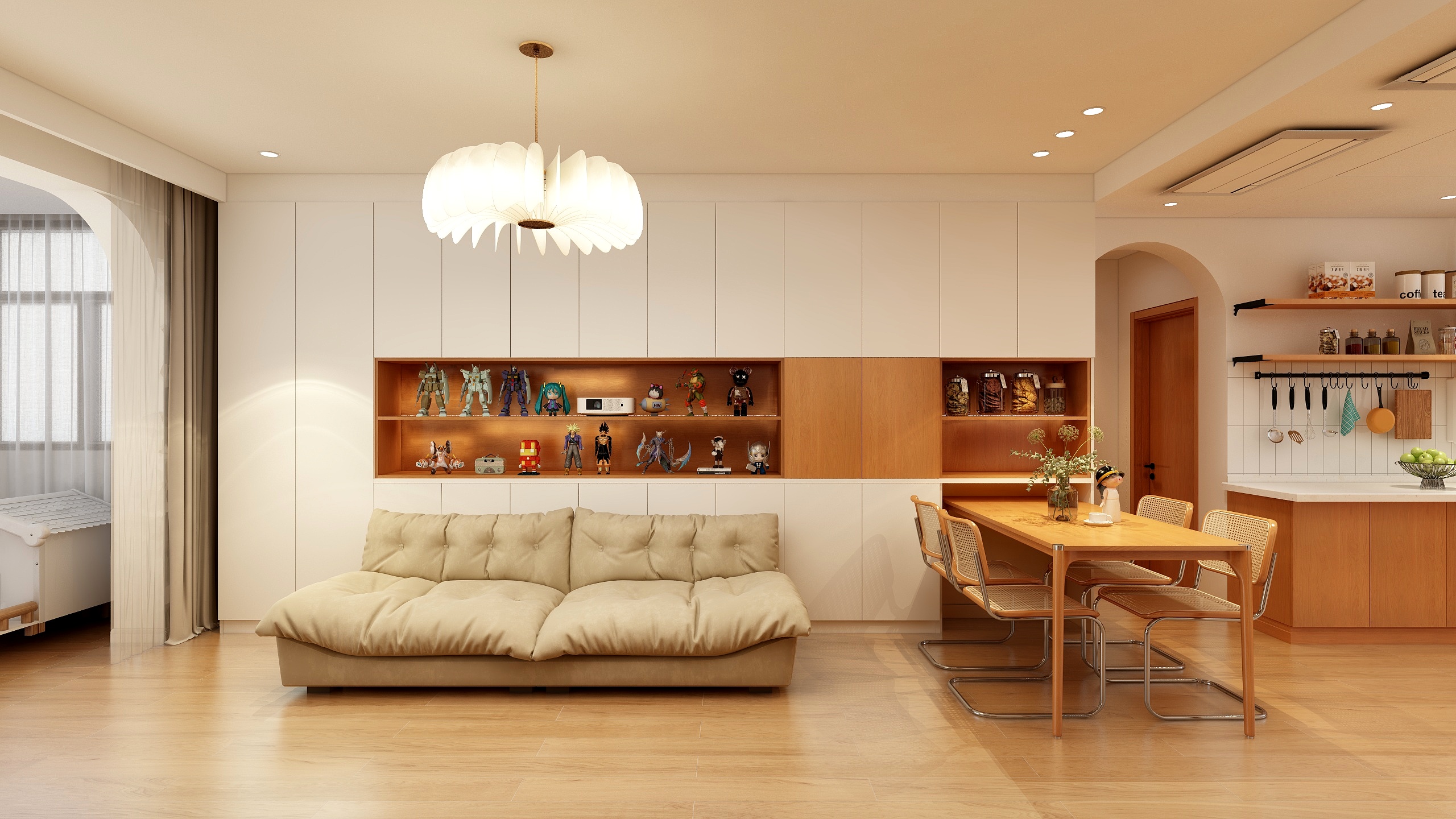 TYLEZuEB-120m²日式森系原木风，这就是向往的生活。-装修设计方案