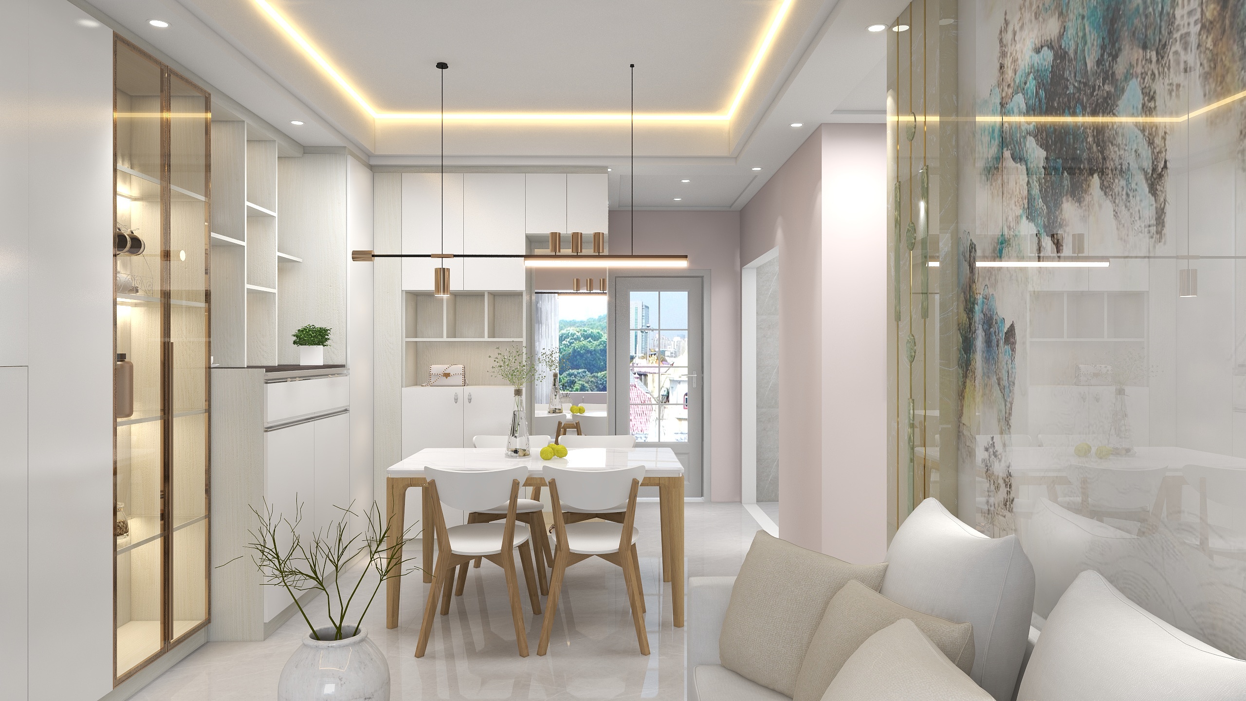 悲伤的愈-德信海德公园83.00㎡A2’3室2厅1卫1厨-装修设计方案