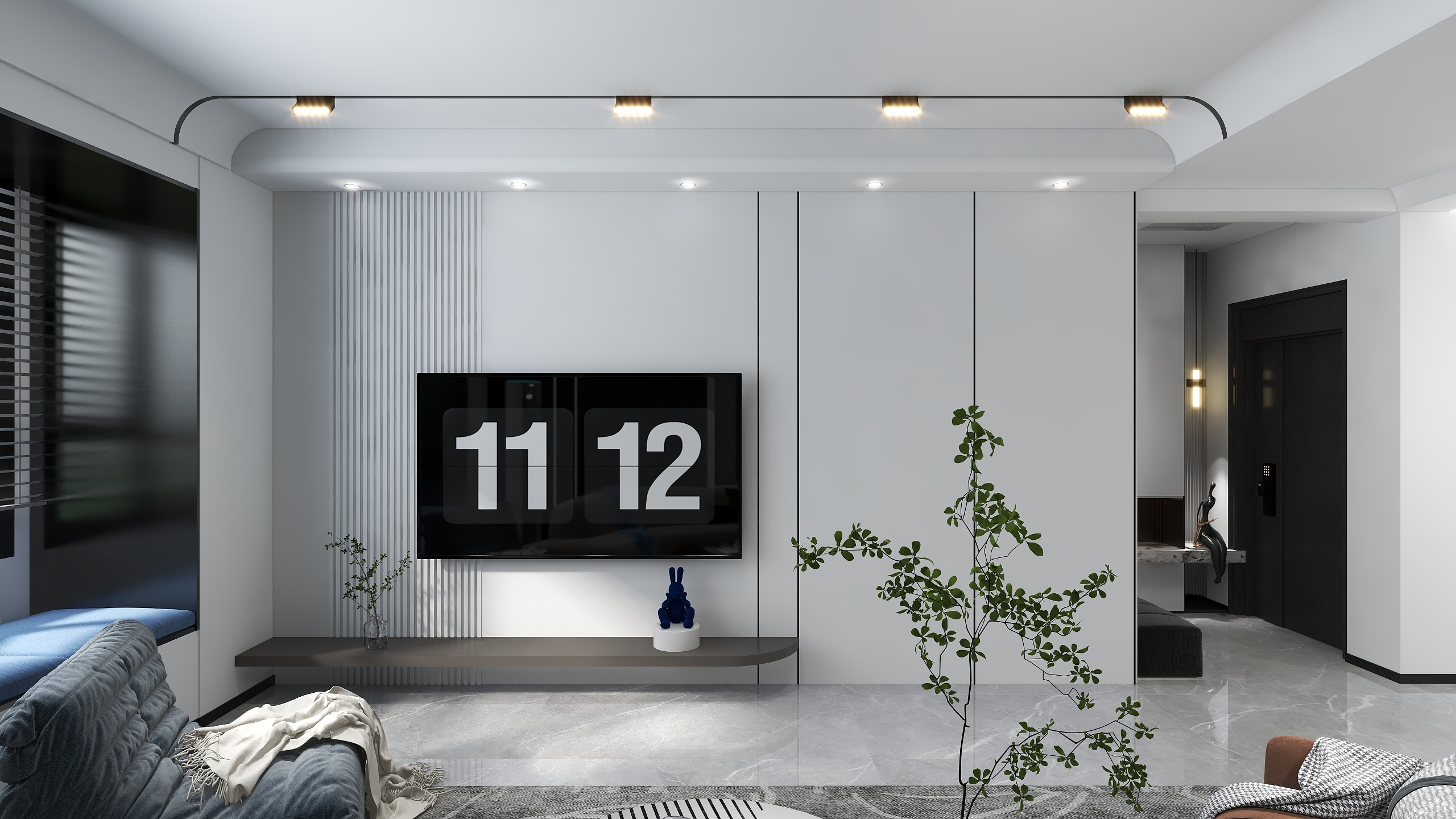 尘序Chance设计工作室-都会苑107现代简约-装修设计方案