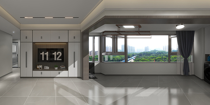 东巢装饰梅大智-旭辉.翡翠江来方案二-装修设计方案