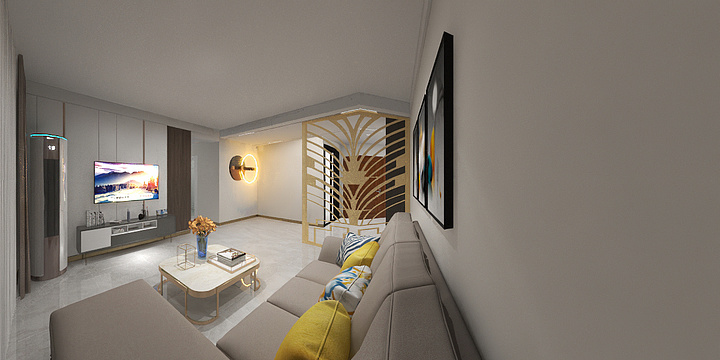 凤栖人家装饰-绿地国博城-装修设计方案