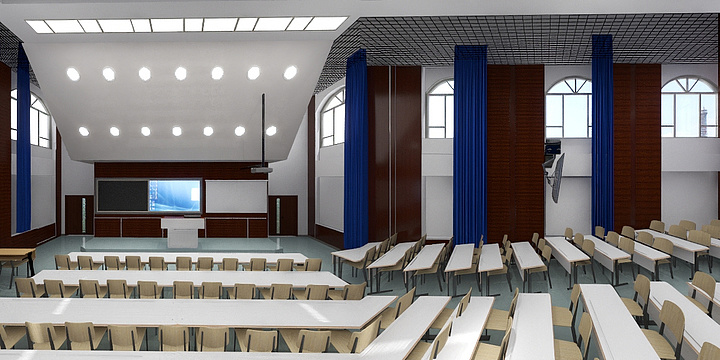 KINWAIyIjx-唐山工业职业技术学校-远郊投影仪-装修设计方案