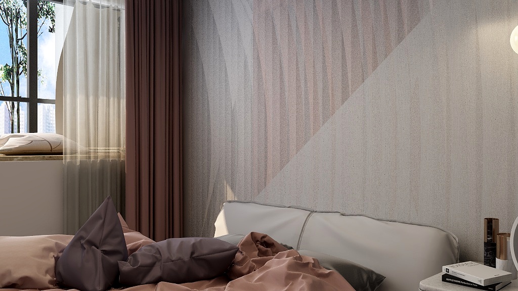 微空间设计-德信海德公园83.00㎡A2’3室2厅1卫1厨-装修设计方案