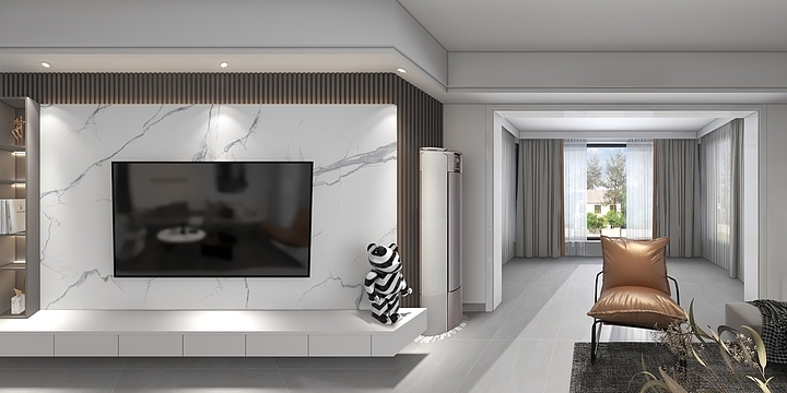 新空间全案设计-芷金城B7-1705-装修设计方案