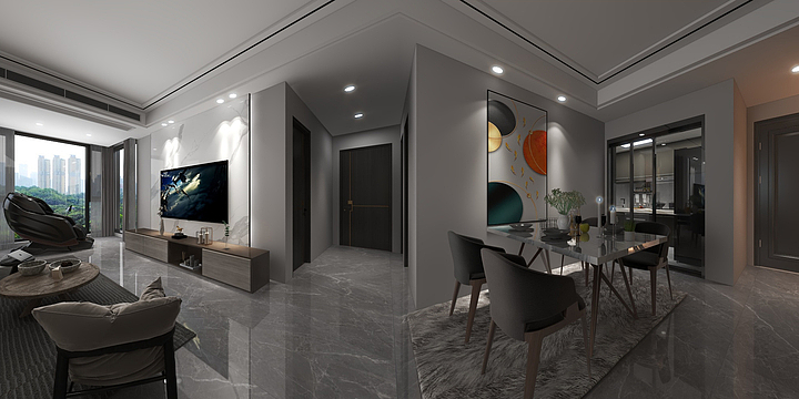 九泓装饰V伟-绿地柏仕公馆郑女士雅居-装修设计方案