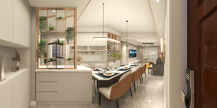 欧凤梅-绿地海外滩米拉公馆-装修设计方案