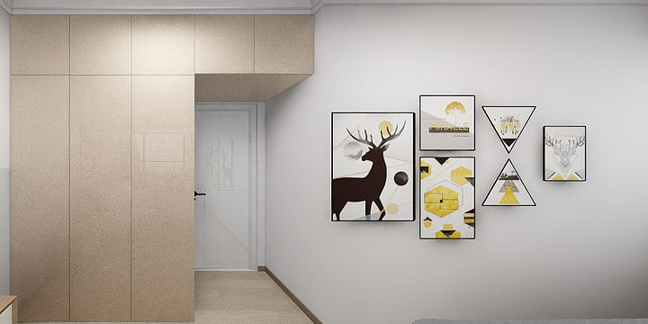 龚传林原创-德信海德公园83.00㎡A2’3室2厅1卫1厨-装修设计方案