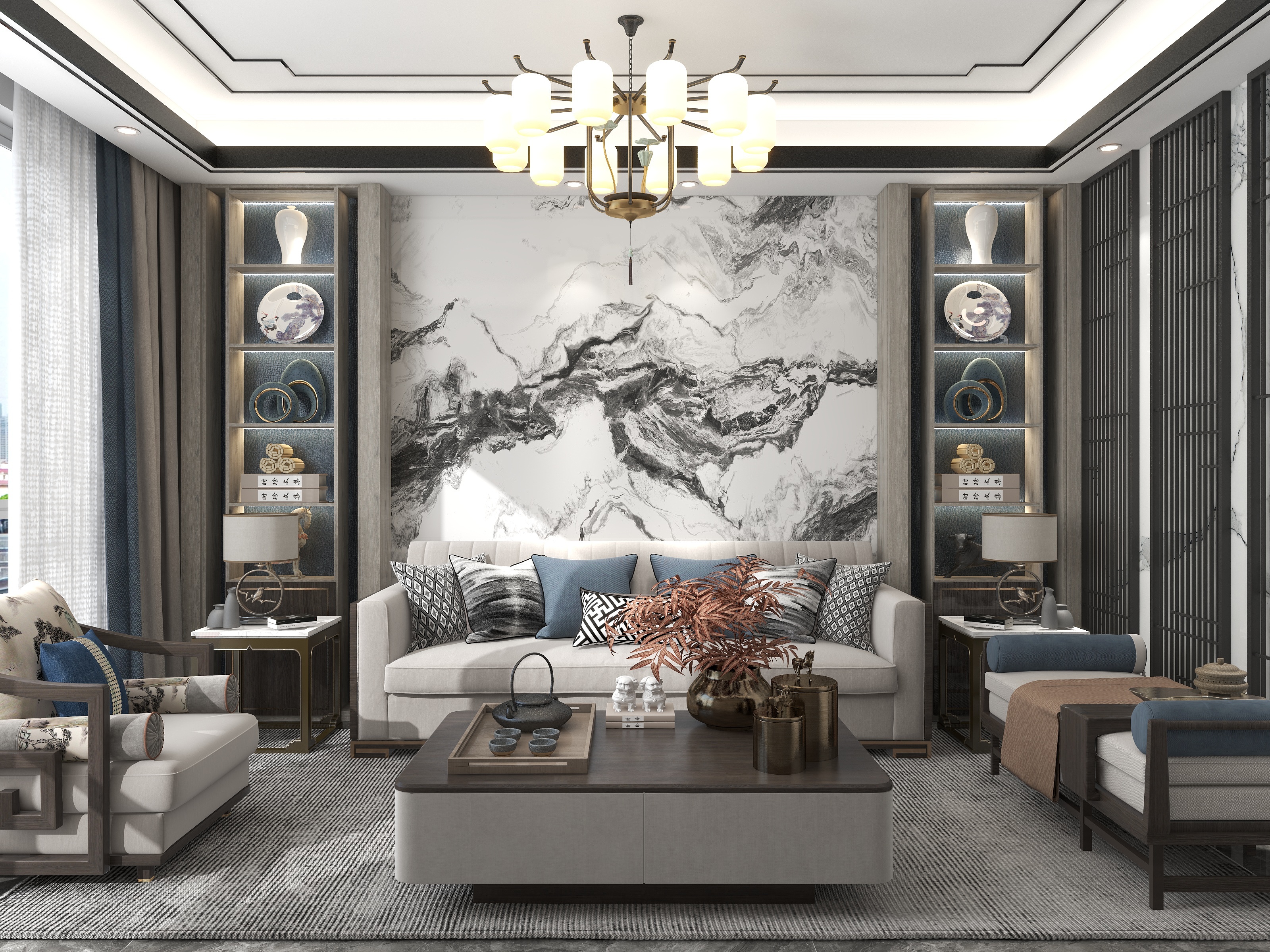 翡翠屋设计-龙坞茗筑-装修设计方案