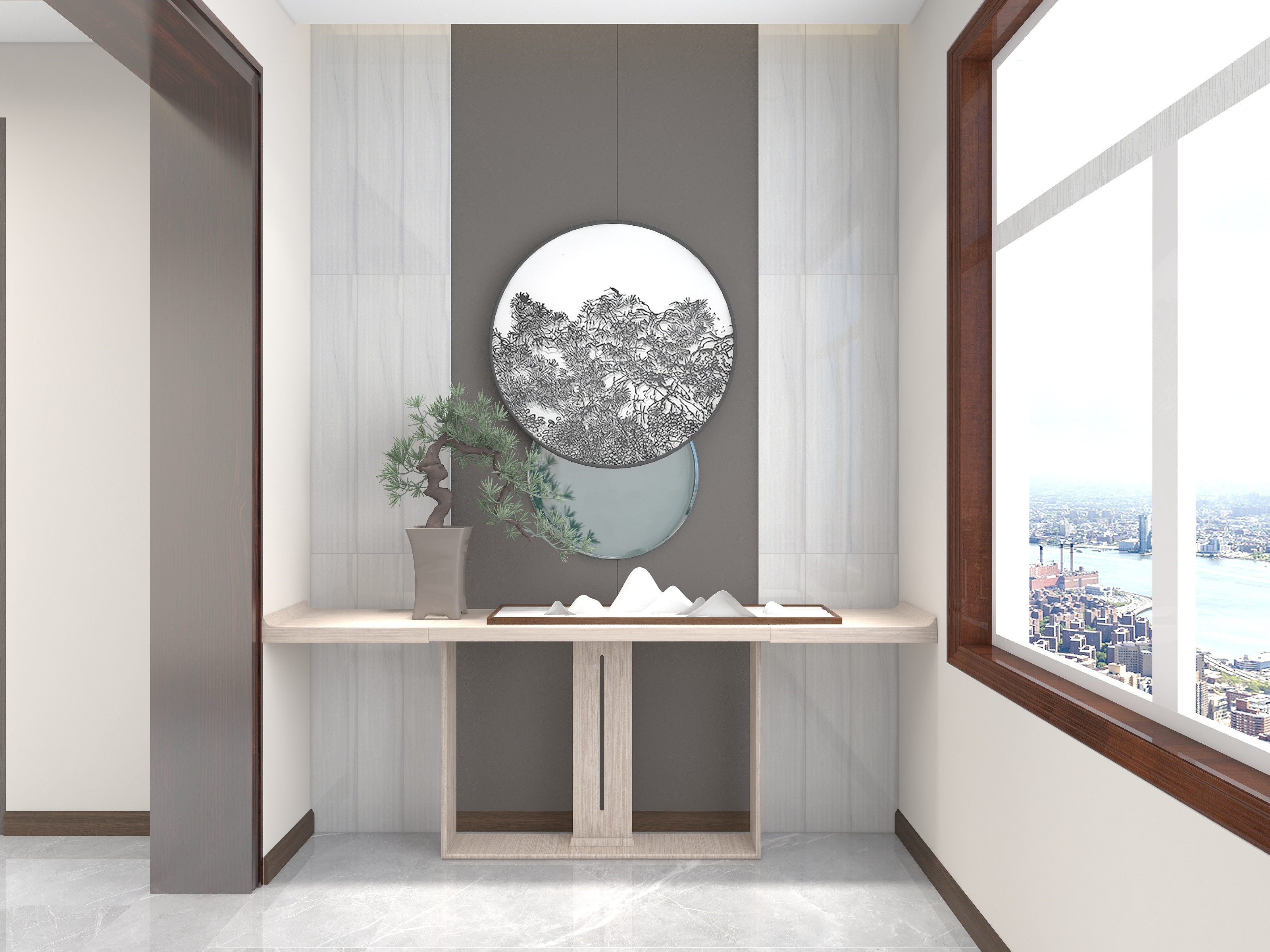 王哲-万达-新中式装修效果图