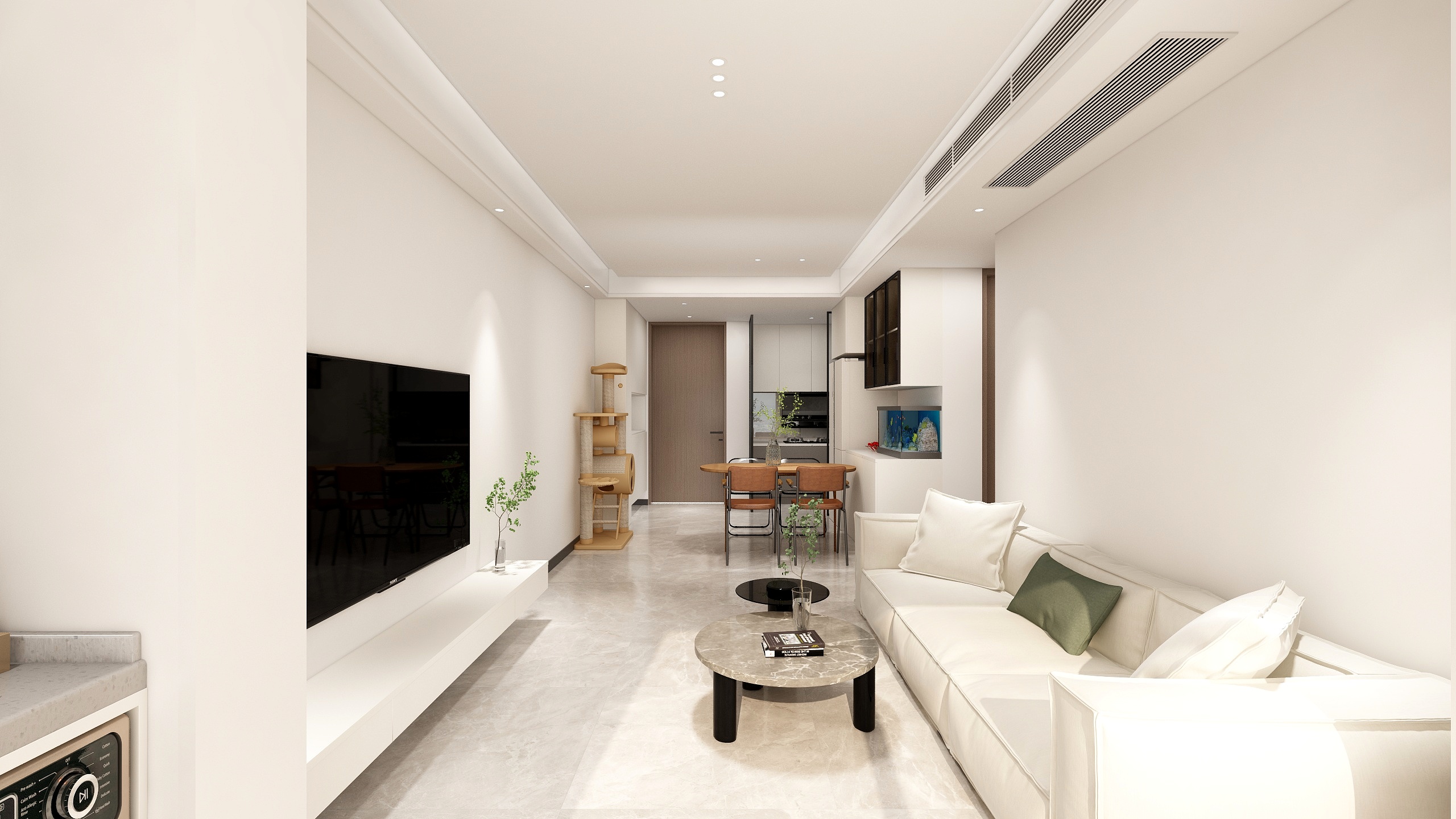 山也设计-悦映城89方现代风-装修设计方案