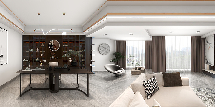 巧嘉全屋定制实木整装赵兵-龙湖望川组团-装修设计方案