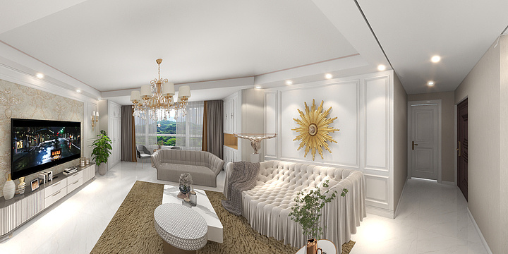 弘百装饰三峰整家定制-碧桂园8-2-401-装修设计方案