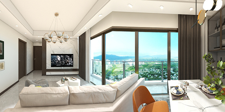 媛媛BW-瑞和园89.50㎡B户型3室2厅1卫-装修设计方案