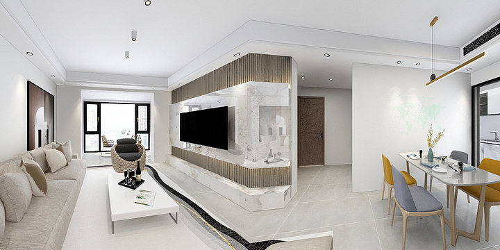 城市人家装饰设计师-南滨E2-1号.dwg-装修设计方案