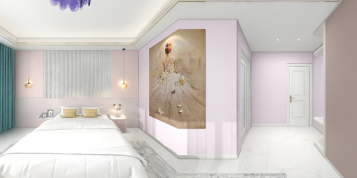 又闻蔷薇香小韦-儿童房女-装修设计方案