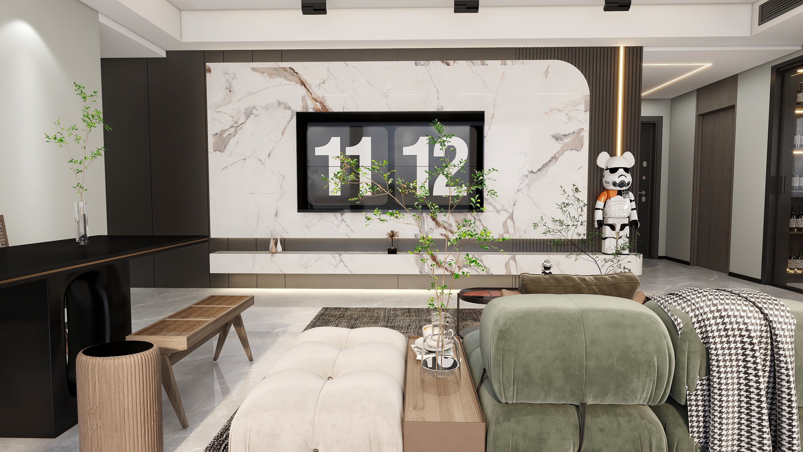 全屋设计方案精装修-汤臣一品-装修设计方案