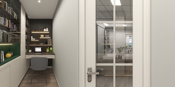 燊作装饰-财富世家.dwg-装修设计方案