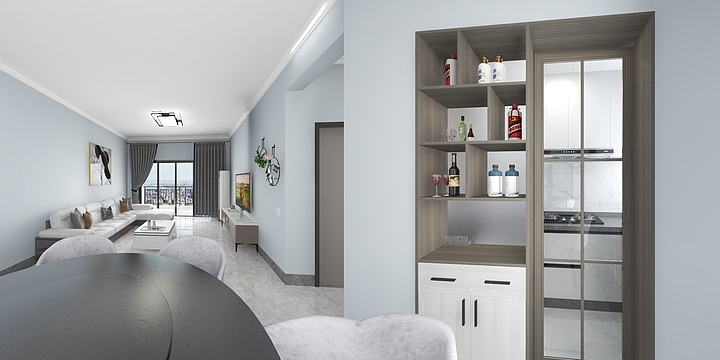 黄升华-三千城悦公馆三房两厅现代简装-副本-装修设计方案