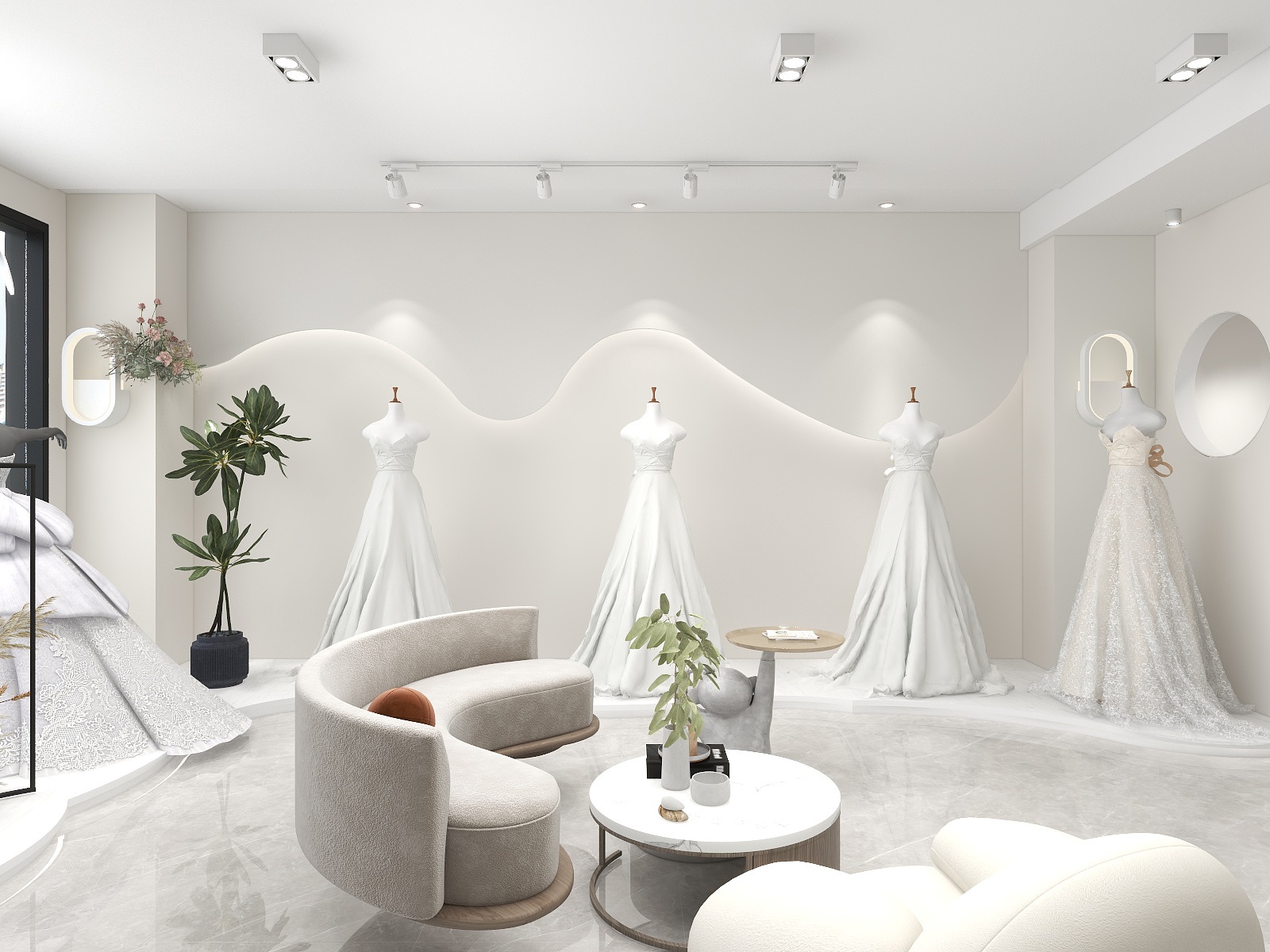 ANQILA-婚纱礼服店-装修设计方案