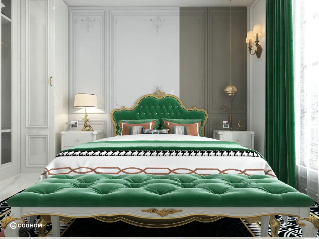 tasneem elkady的装修设计方案:classic bed room
