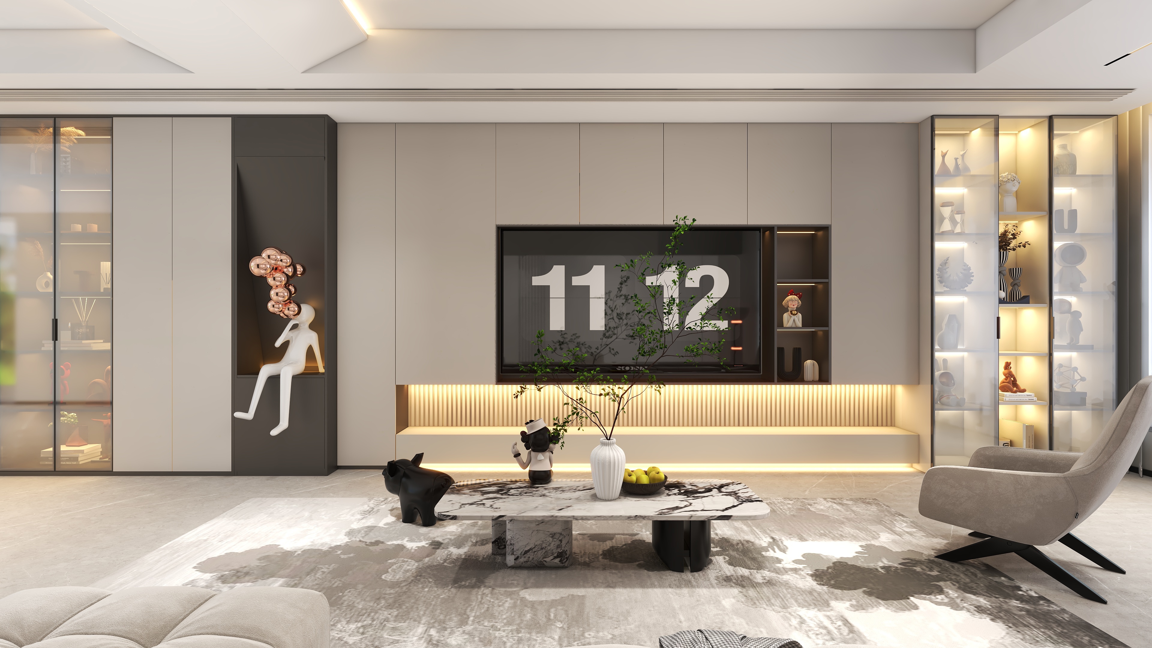 博颂雅装饰_-文华府140平现代风-装修设计方案