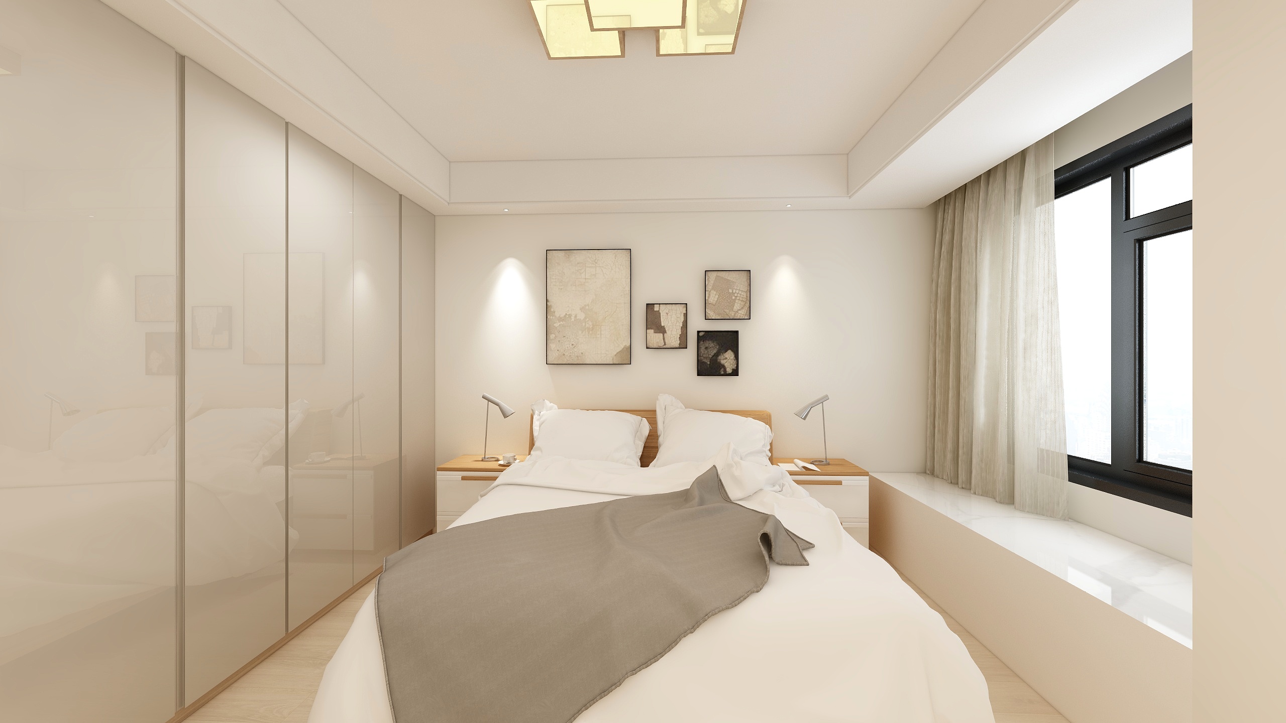 学华装饰-银色港湾15-1403.dwg-装修设计方案