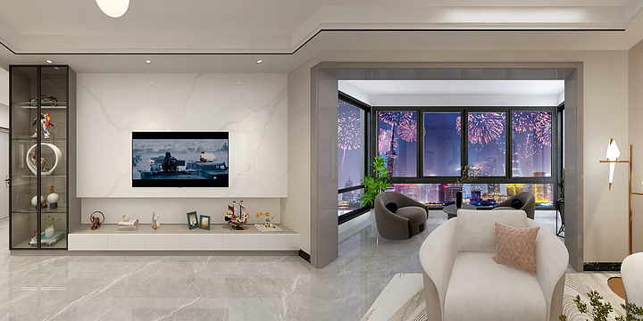 设计师-阿磊-公馆133㎡1室-装修设计方案